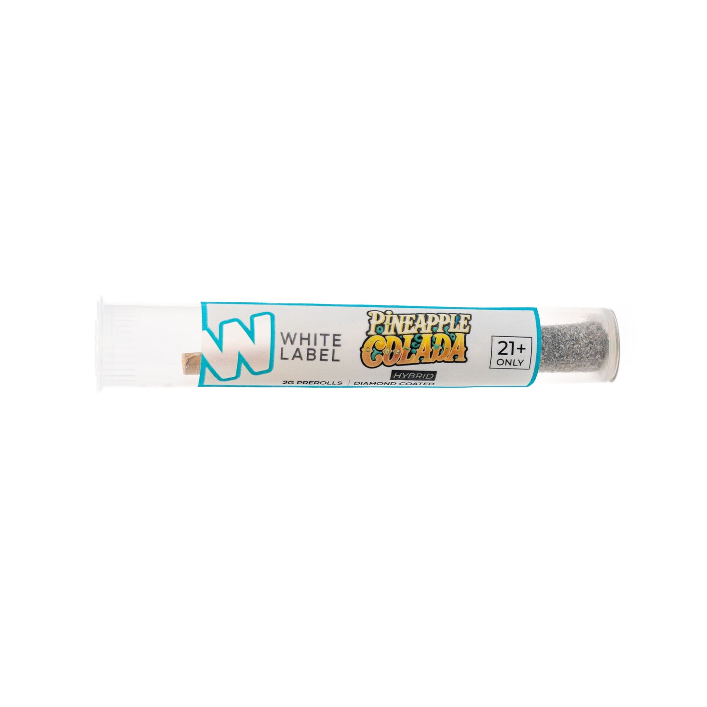 THC-A DIAMOND COATED 15-X-2 GRAM PRE-ROLLZ (PINAPPLE COLADA) Hybrid