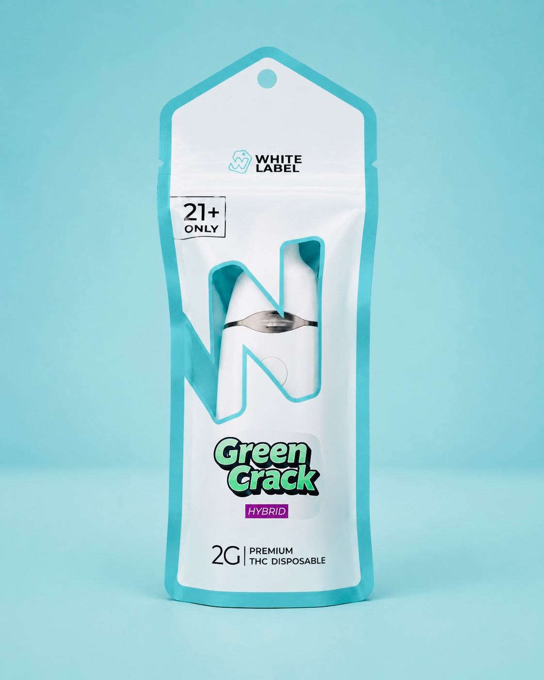 THC V2 ALL IN ONE VAPES (GREEN CRACK) hybrid
